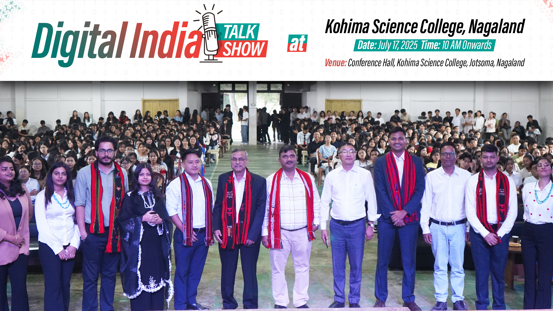 Digital India Talk Show at Kohima Science College, Nagaland