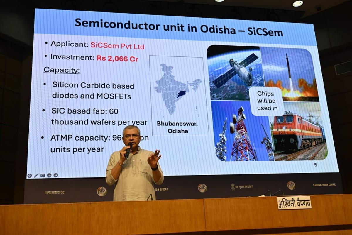 Semiconductor Manufacturing Units approved in ODISHA, PUNJAB and ANDHRA PRADESH