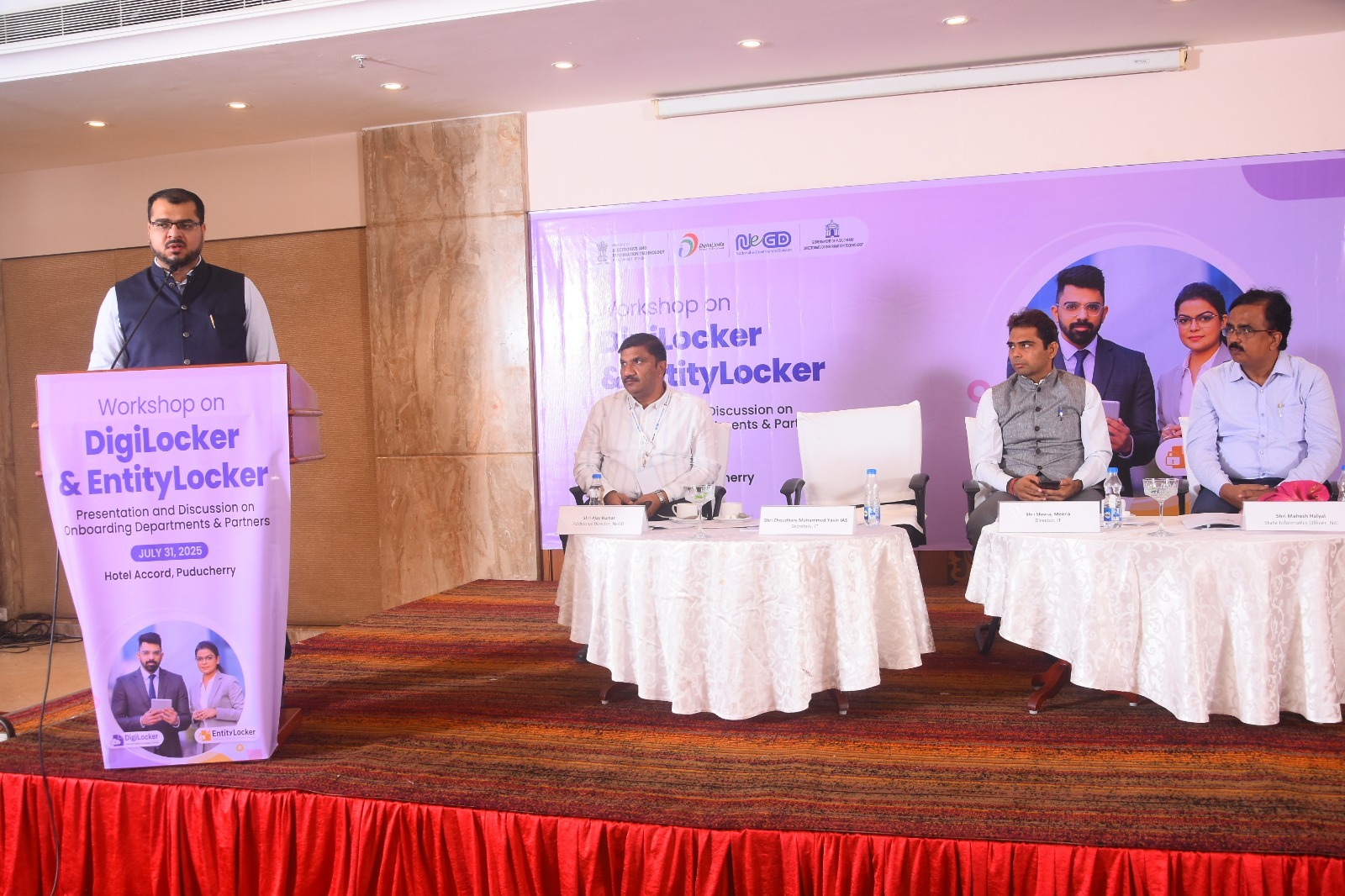 Awareness Workshop and On-boarding Exercise for DigiLocker & EntityLocker in Puducherry