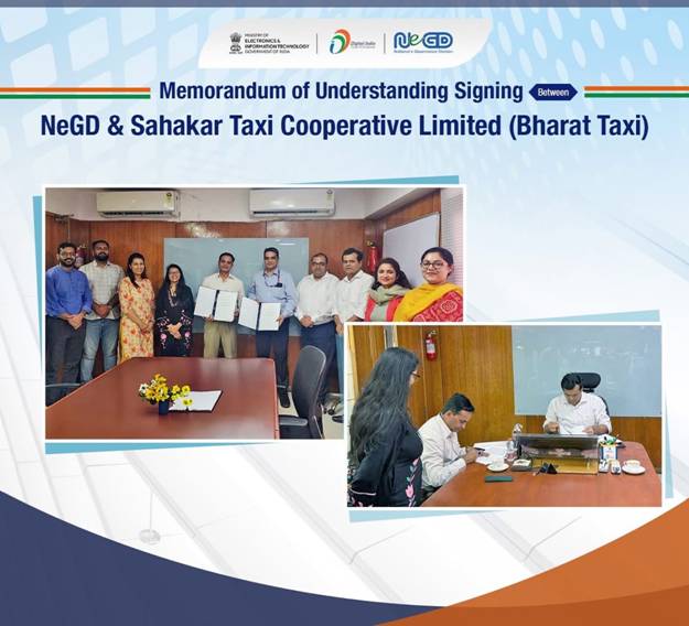 National e-Governance Division (NeGD) Join hands with Bharat Taxi — A First-of-its-Kind Cooperative-Driven, Citizen-First National RideHailing Initiative to be launched in December 2025
