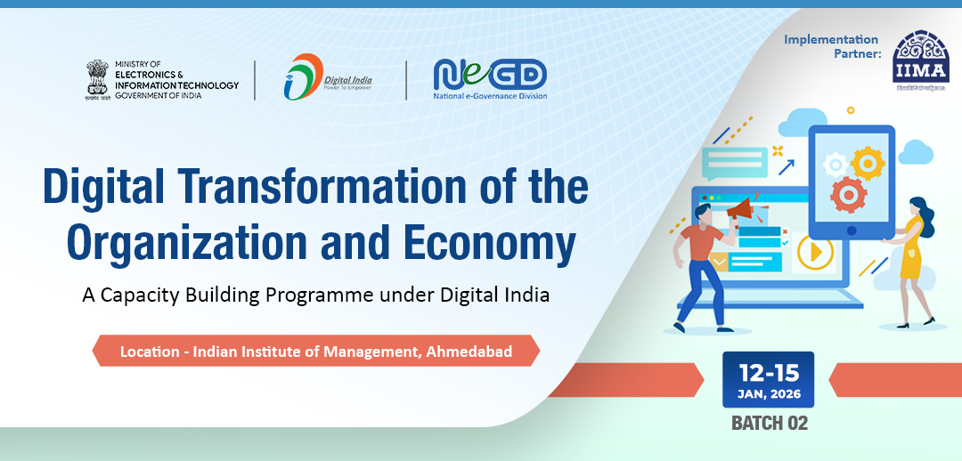 CB Prog on Digital Transformation of the Organization and Economy, IIM Ahmedabad