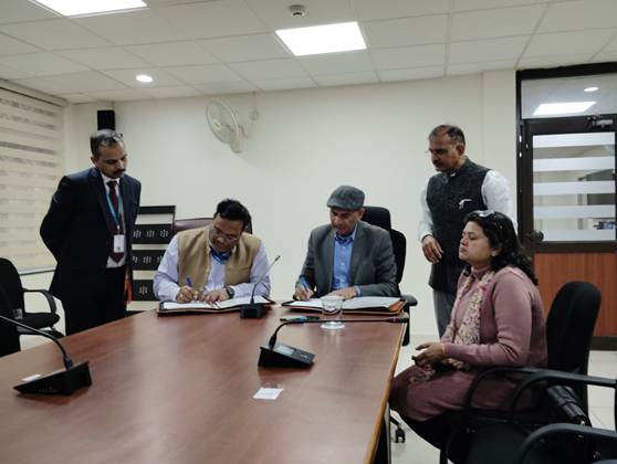 Signing of Memorandum of Understanding (MoU) between Digital India BHASHINI Division and Survey of India for Toponymic Data Digitisation