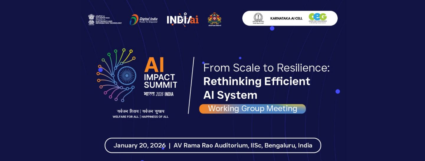 AI Impact Summit Working Group Meeting in Bengaluru