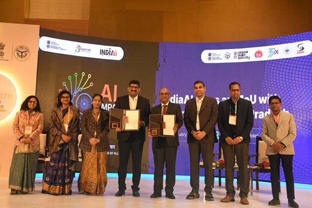 Exchange of MoU between Digital India Corporation (IndiaAI) and Uttar Pradesh Development Systems Corporation Limited (UPDESCO), Lucknow, to strengthen the AI ecosystem in Uttar Pradesh under the IndiaAI Mission