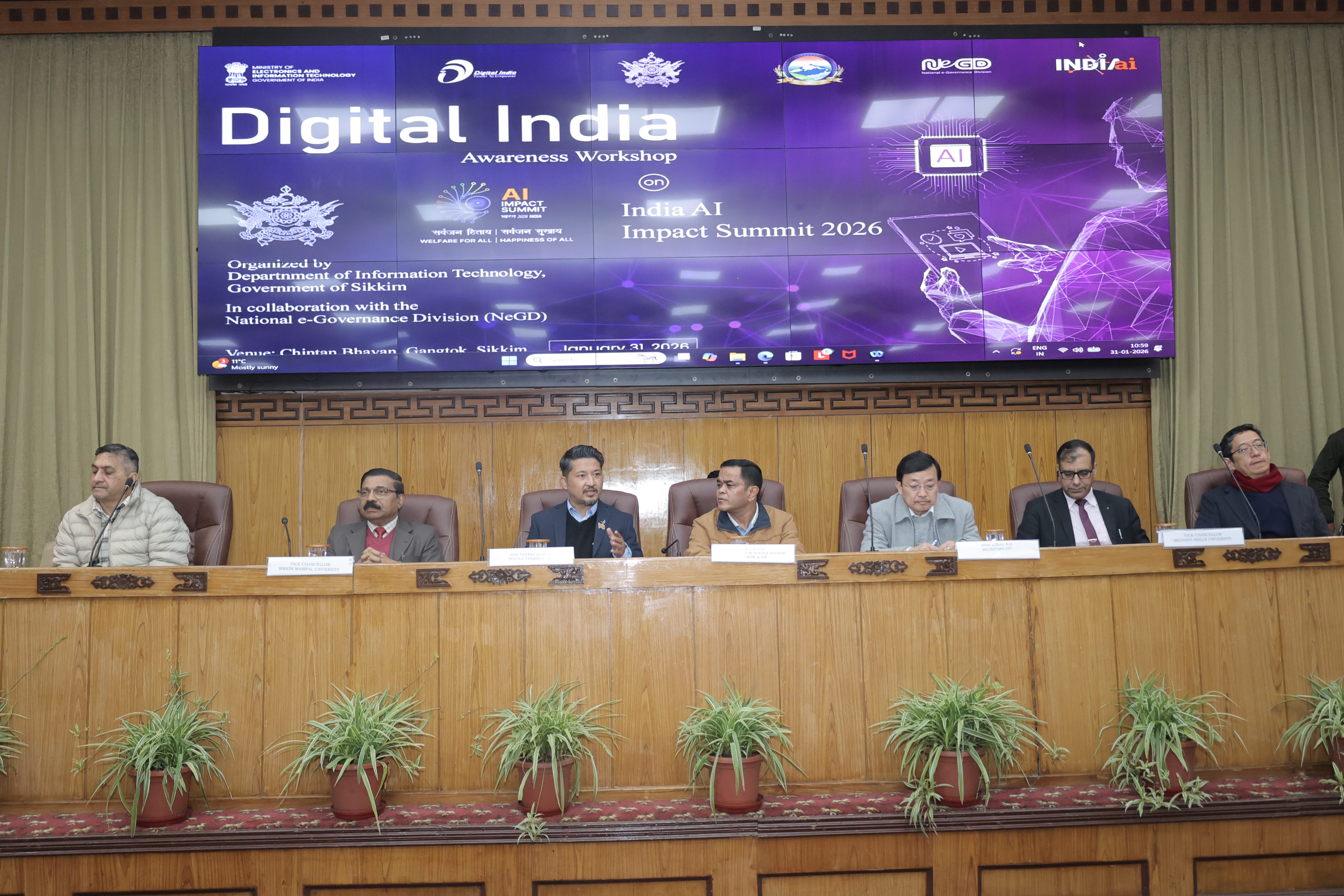 Digital India Awareness Workshop on India AI Impact Summit 2026 conducted in Sikkim