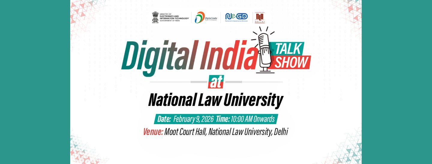 Digital India Awareness Workshop (DI Talk Show) at National Law University, Delhi