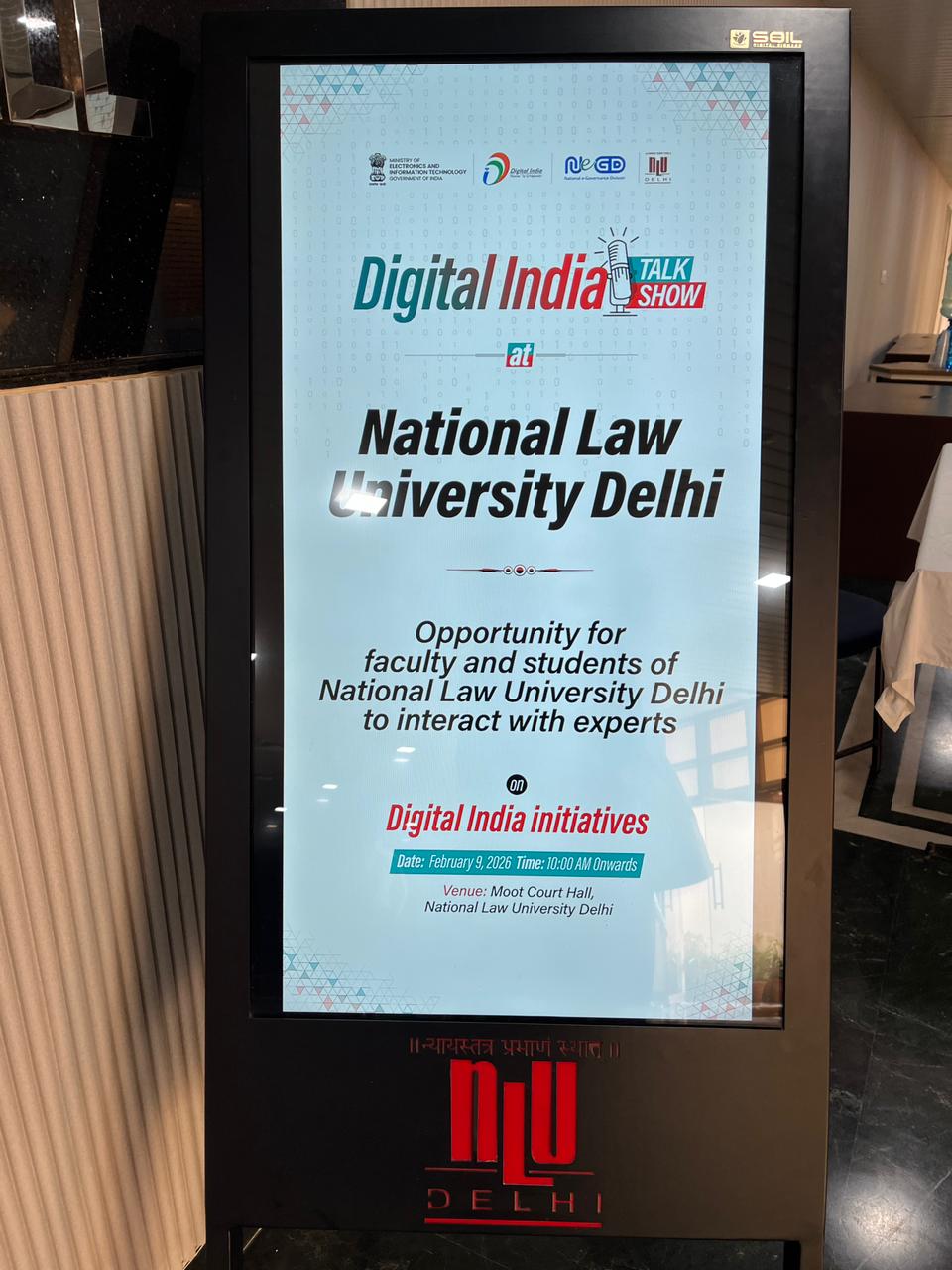 Digital India Awareness Workshop Captivates at National Law University, Delhi