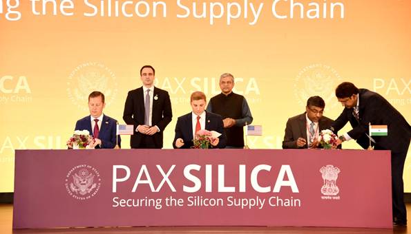 India Joins Pax Silica at India AI Impact Summit 2026, Deepens Strategic Technology Cooperation with United States