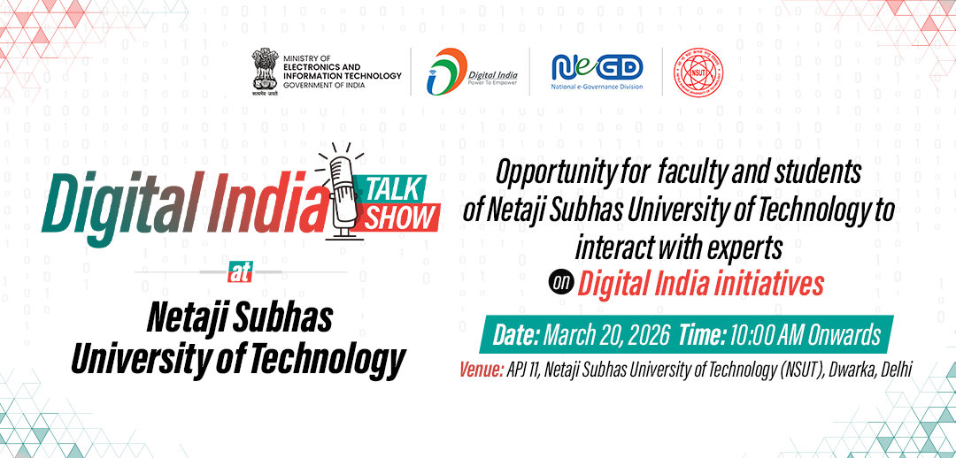 Digital Talk Show Netaji Subhas University of Technology