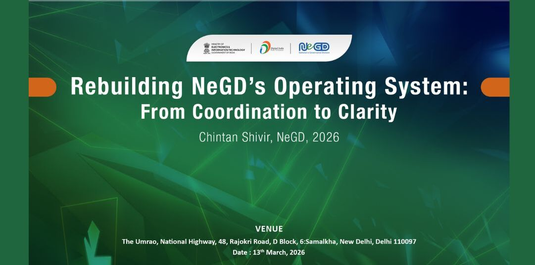 Chintan Shivir, NeGD, 2026