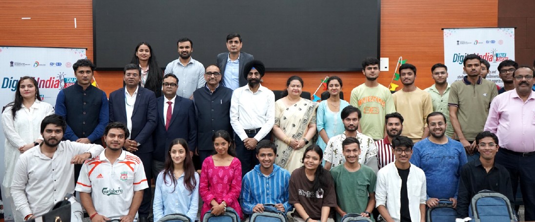 Digital India Talk Show organised at Netaji Subhas University of Technology, Delhi