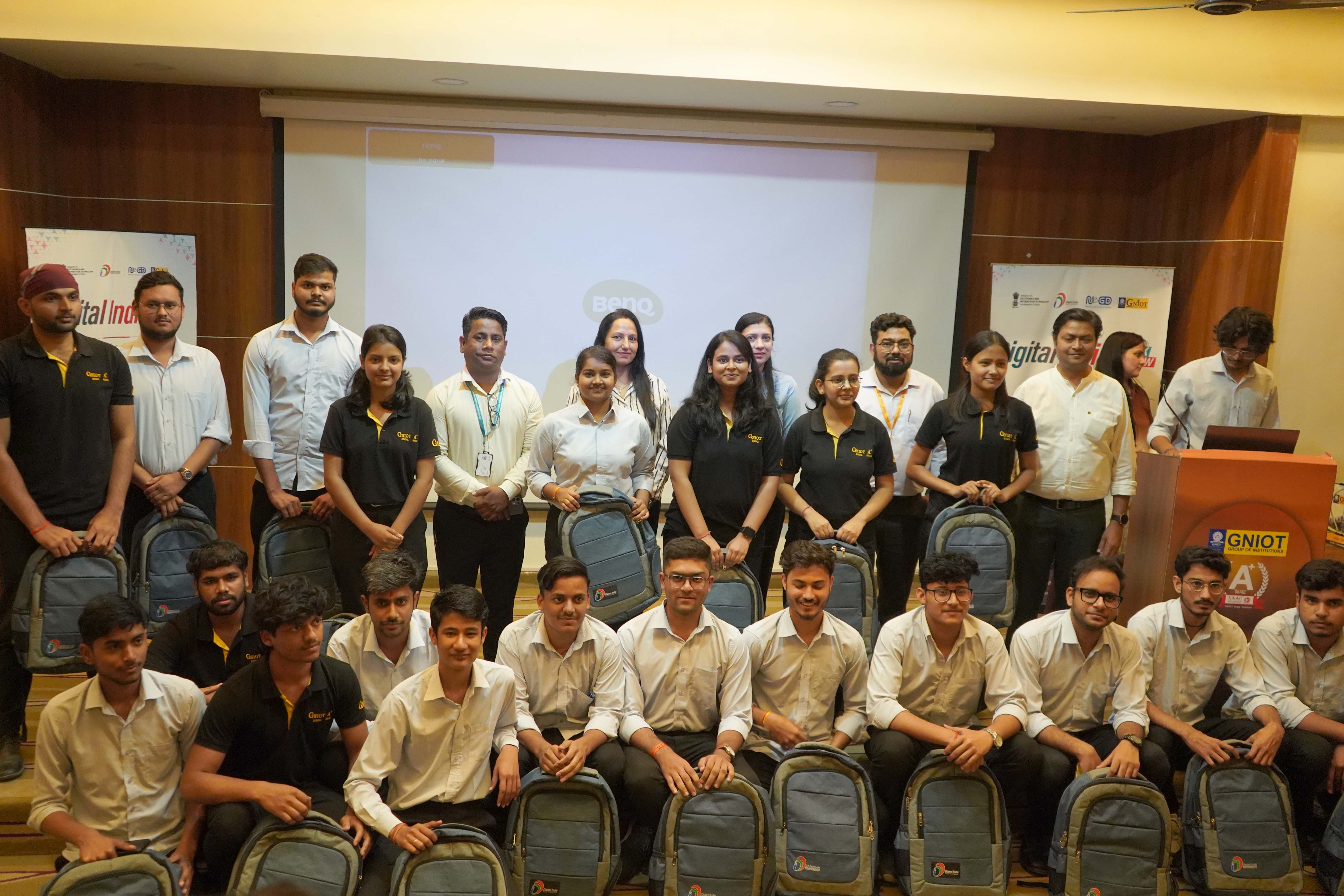 Digital India Talk Show and Interactive Session conducted at the Greater Noida Institute of Technology (GNIOT)