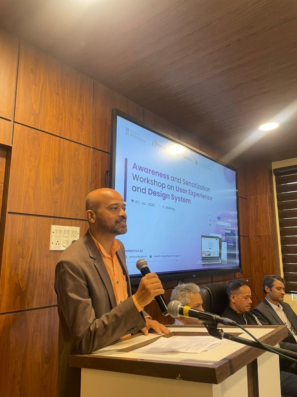 Workshop on UX4G organised in Shillong