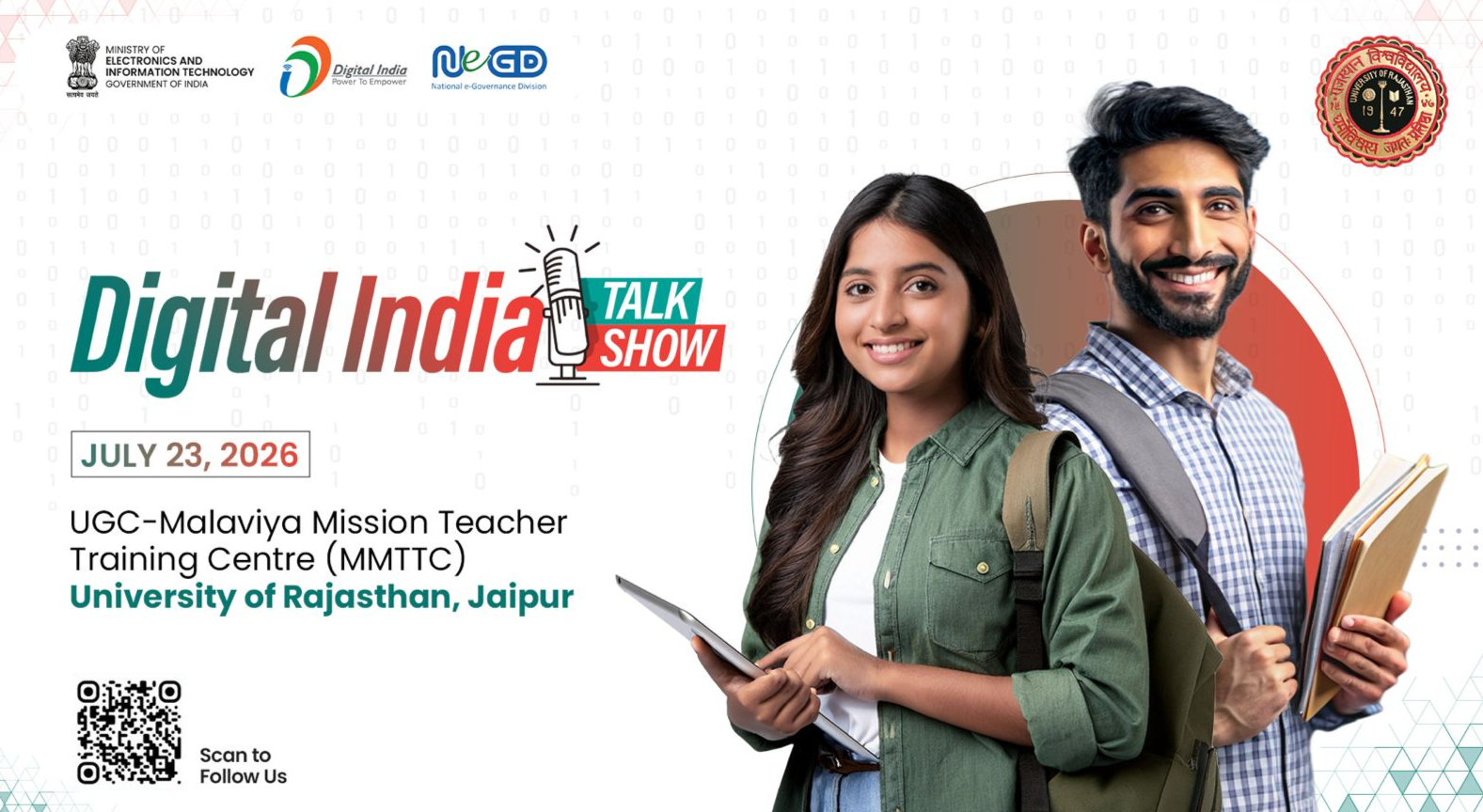 Digital India Talk Show at University of Rajasthan