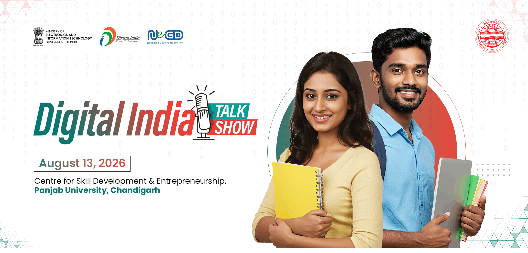 Digital India Talk Show at Panjab University, Chandigarh
