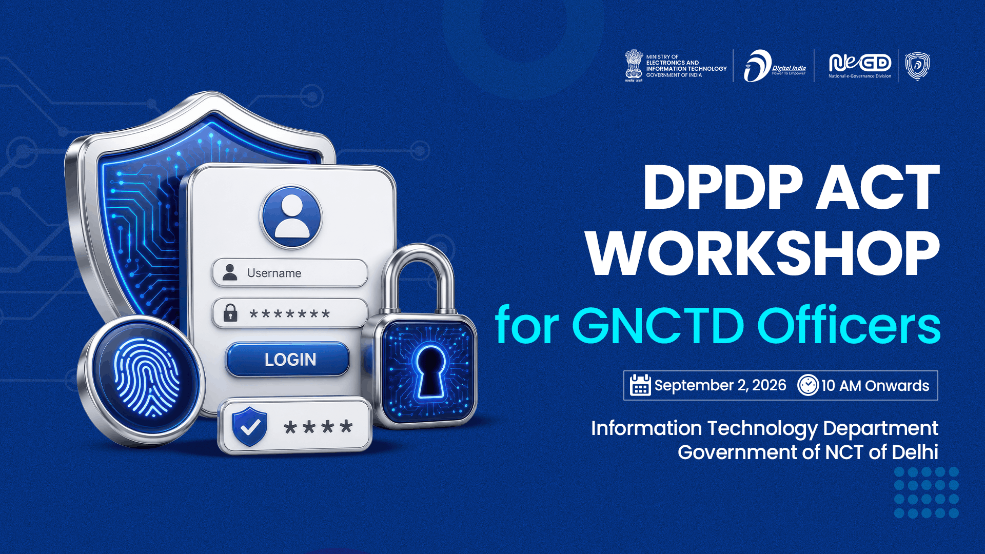 DPDP Act Workshop for GNCTD Officers